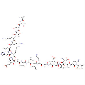 L-Leucine,L-alanyl-L-threonyl-L-seryl-L-threonyl-L-lysyl-L-lysyl-L-leucyl-L-histidyl-L-lysyl-L-a-glutamyl-L-prolyl-L-alanyl-L-threonyl-L-leucyl-L-isoleucyl-L-lysyl-L-alanyl-L-isoleucyl-L-a-aspartylglycyl-L-a-aspartyl-L-threonyl-L-valyl-L-lysyl- molecular structure