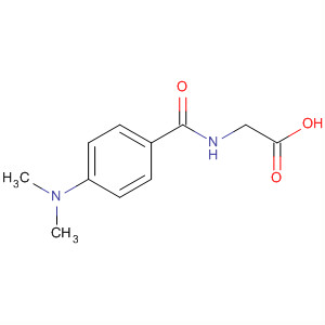 Glycine, N-[4-(dimethylamino)benzoyl]- molecular structure