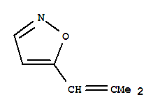 5-(2-methylprop-1-en-1-yl)-1,2-oxazole molecular structure
