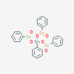 [phenyl-bis(phenylseleninyloxy)stannyl] Benzeneseleninate molecular structure