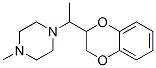 2-[1-(4-Methyl-1-piperazinyl)ethyl]-1,4-benzodioxane molecular structure