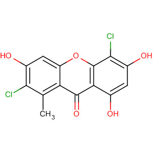 9H-Xanthen-9-one, 2,5-dichloro-3,6,8-trihydroxy-1-methyl-