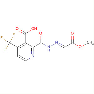 3-Pyridinecarboxylic acid, 4-(trifluoromethyl)-,(2E)-(2-methoxy-2-oxoethylidene)hydrazide
