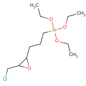 Silane, [3-[3-(chloromethyl)oxiranyl]propyl]triethoxy- molecular structure