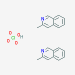 Isoquinoline, 3-methyl-, perchlorate (2:1)