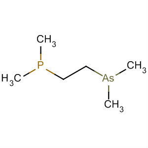 Phosphine, [2-(dimethylarsino)ethyl]dimethyl- molecular structure