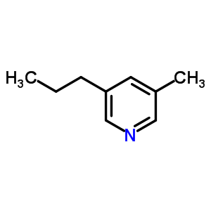 3-Methyl-5-propylpyridine molecular structure