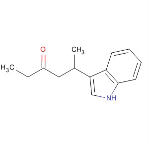 3-Hexanone, 5-(1H-indol-3-yl)- molecular structure