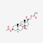 [2-[(3s,5r,8r,9s,10s,13r,14s,17r)-3-acetyloxy-14-hydroxy-10,13-dimethyl-1,2,3,4,5,6,7,8,9,11,12,15,16,17-tetradecahydrocyclopenta[a]phenanthren-17-yl]-2-oxoethyl] Prop-2-enoate molecular structure