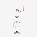 Glycine, N-(4-aminophenyl)-N-methyl-, methyl ester molecular structure