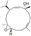 (1S,4S,5E,7R,10E,14S)-1,7,11-Trimethyl-4-isopropyl-15-oxabicyclo[12.1.0]pentadeca-5,10-dien-7-ol molecular structure