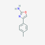 2-Oxazolamine, 4-(4-methylphenyl)- molecular structure