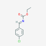 ethyl (NE)-N-[(4-chlorophenyl)methylidene]carbamate molecular structure