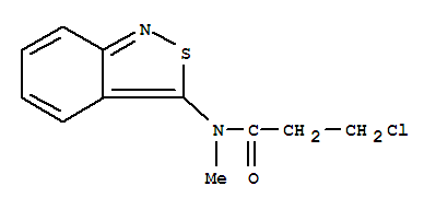 N-(2,1-Benzothiazol-3-yl)-3-chloro-N-methylpropanamide molecular structure