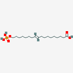(e)-18-phosphonooxyoctadec-10-enoic Acid molecular structure