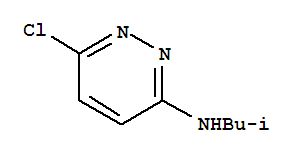 6-CHLORO-N-(2-METHYLPROPYL)-3-PYRIDAZINAMINE molecular structure