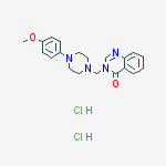 3-[[4-(4-methoxyphenyl)piperazin-1-yl]methyl]quinazolin-4-onedihydrochloride
