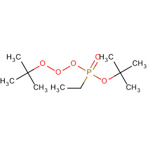 Phosphonodiperoxoic acid, ethyl-, bis(1,1-dimethylethyl) ester molecular structure