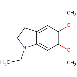 1H-Indole, 1-ethyl-2,3-dihydro-5,6-dimethoxy-
