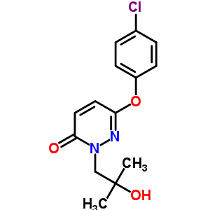 6-(4-chlorophenoxy)-2-(2-hydroxy-2-methylpropyl)pyridazin-3(2H)-one molecular structure