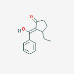 METHANONE,(5-ETHYL-2-HYDROXY-1-CYCLOPENTEN-1-YL)PHENYL- molecular structure