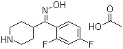 (1Z)-(2,4-Difluorophenyl)-4-piperidinylmethanone oxime acetate