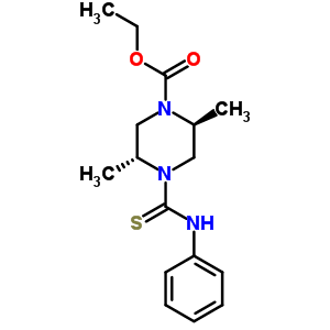 ethyl (2S,5R)-2,5-dimethyl-4-(phenylcarbamothioyl)piperazine-1-carboxylate