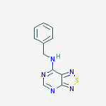 n-benzyl[1,2,5]thiadiazolo[3,4-d]pyrimidin-7-amine molecular structure