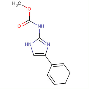 Carbamic acid, (4,5-dihydro-4-phenyl-1H-imidazol-2-yl)-, methyl ester molecular structure