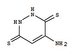 4-amino-1,2-dihydropyridazine-3,6-dithione molecular structure