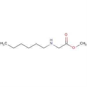Glycine, N-hexyl-, methyl ester molecular structure