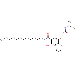 2-Naphthalenecarboxamide,N-dodecyl-1-hydroxy-4-[2-[(1-methylethyl)amino]-2-oxoethoxy]-
