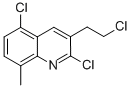3-(2-CHLOROETHYL)-2,5-DICHLORO-8-METHYLQUINOLINE