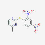 2-[(2,4-dinitrophenyl)sulfanyl]-4-methylpyrimidine