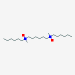 hexane-1,6-diylbis[hexyl(methyl)amine oxide] molecular structure