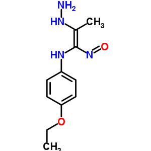 4-ethoxy-N-[(1E)-2-hydrazino-1-nitrosoprop-1-en-1-yl]aniline