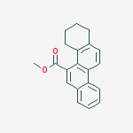 methyl 1,2,3,4-tetrahydrochrysene-5-carboxylate molecular structure
