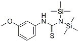 1,1-Bis(trimethylsilyl)-3-(m-methoxyphenyl)thiourea molecular structure