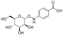 4-aminobenzoic acid-N-mannoside molecular structure