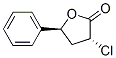 trans-3-chlorodihydro-5-phenylfuran-2(3H)-one molecular structure