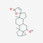 10-HYDROXY-3A,5A-DIMETHYL-1A,2,3,3A,3B,4,5,5A,7,8,8A,8B,9,10-TETRADECAHYDRO-1H,5'H-SPIRO[CYCLOPENTA[A]CYCLOPROPA[2,3]CYCLOPENTA[1,2-F]NAPHTHALENE-6,2'-FURAN]-5'-ONE molecular structure