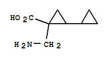 [1,1'-Bicyclopropyl]-2-carboxylicacid, 2-(aminomethyl)- molecular structure