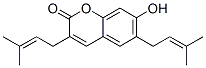 7-Hydroxy-3,6-bis(3-methyl-2-butenyl)-2H-1-benzopyran-2-one