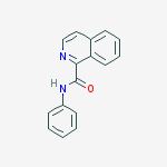 N-phenylisoquinoline-1-carboxamide molecular structure