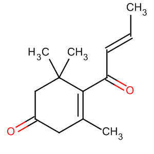 3-Cyclohexen-1-one, 3,5,5-trimethyl-4-[(2E)-1-oxo-2-butenyl]- molecular structure