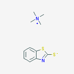 1,3-benzothiazole-2-thiolate;tetramethylazanium
