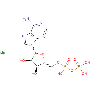 Adenosine 5'-(trihydrogen diphosphate), magnesium salt (1:1) molecular structure