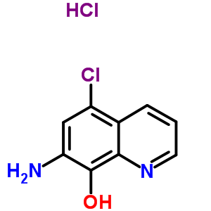7-amino-5-chloroquinolin-8-ol hydrochloride molecular structure
