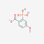 PHOSPHONO-4-METHOXYPHENYLFORMATE molecular structure