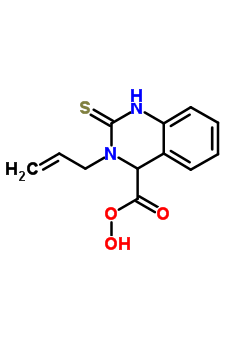 3-prop-2-en-1-yl-2-thioxo-1,2,3,4-tetrahydroquinazoline-4-carboperoxoic acid molecular structure